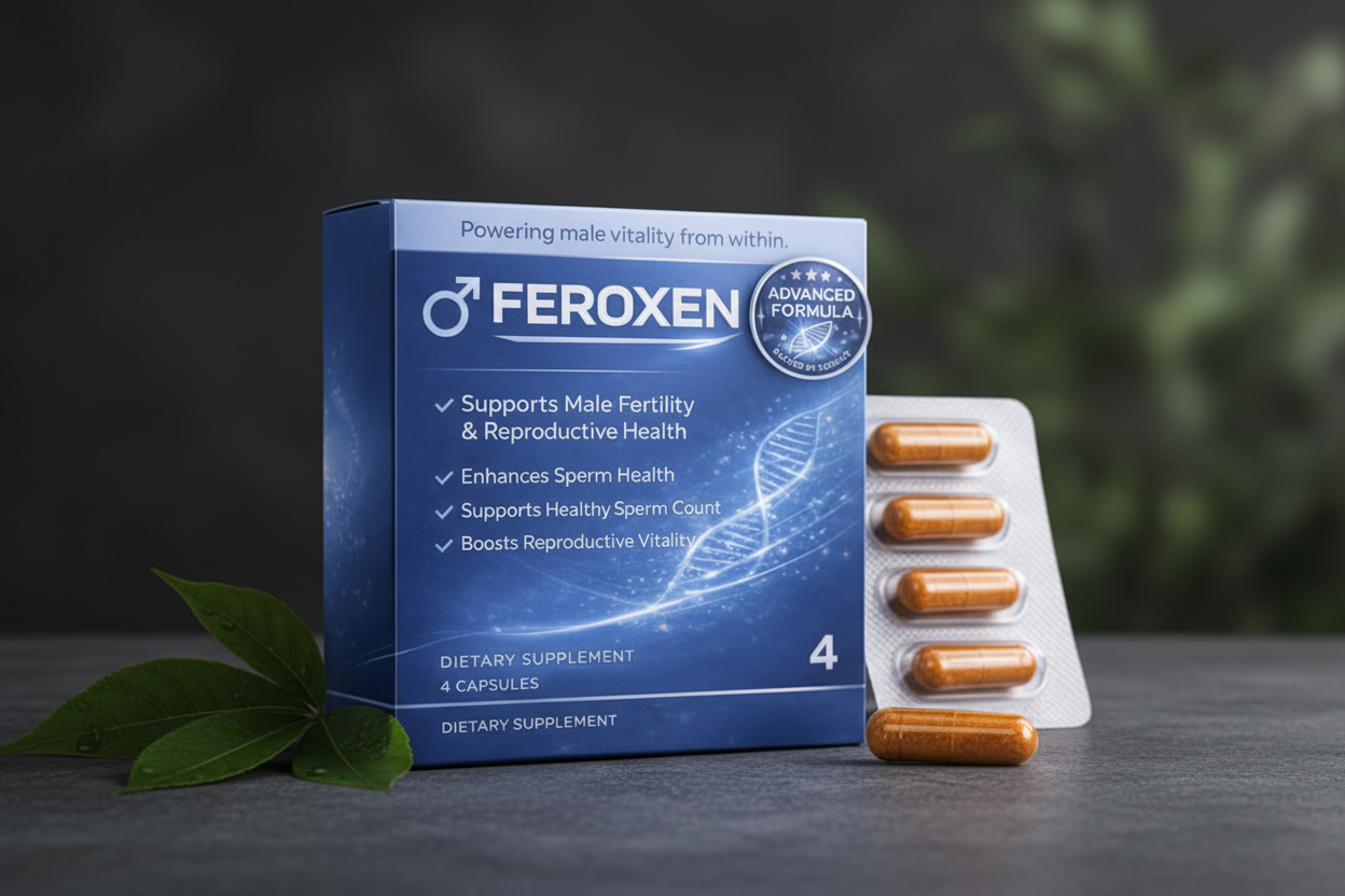 FEROXEN Capsule Box – Premium Product Image
