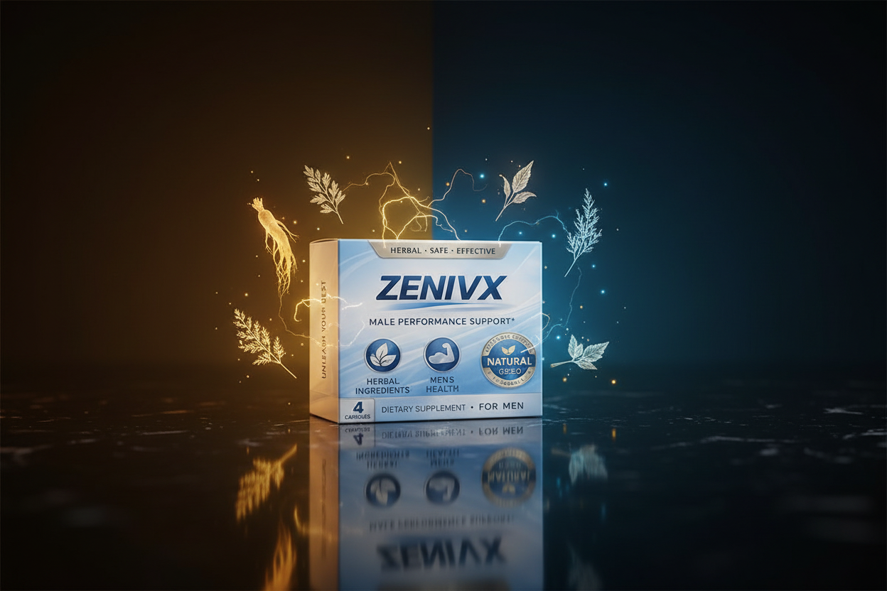 Zenivx Male Booster – Cinematic Hero Shot